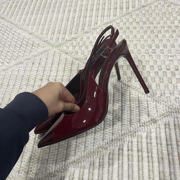 Tony Bianco Asti Slingback Heels in Bordeaux - Picture 4 of 7